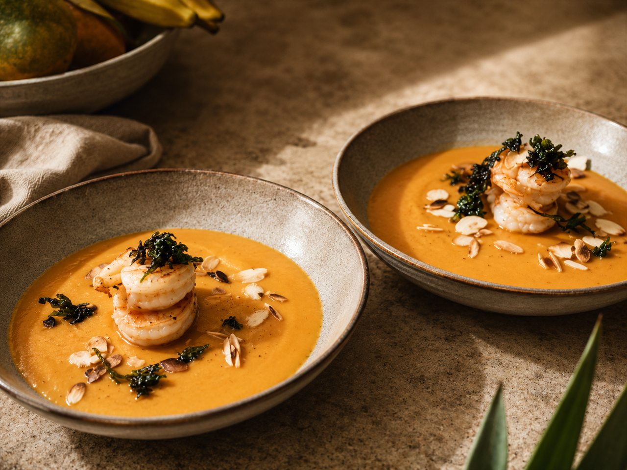 Camarones empanizados con salsa de mango y chipotle